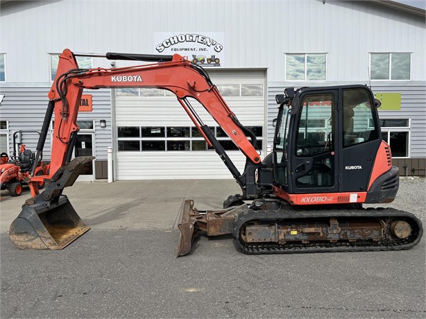 2015 KUBOTA KX080-4 Used Crawler Excavators for sale