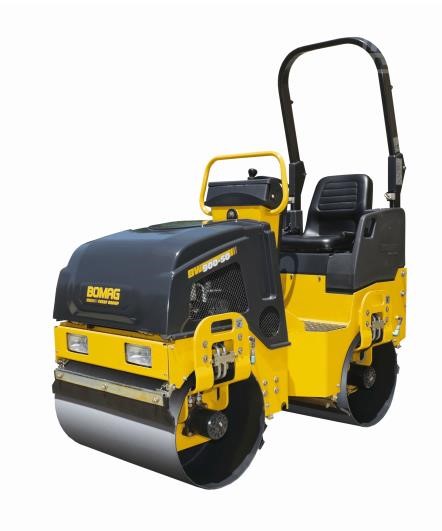 Rent Bomag Walk Behind Remote-Controlled Trench Roller Compactor