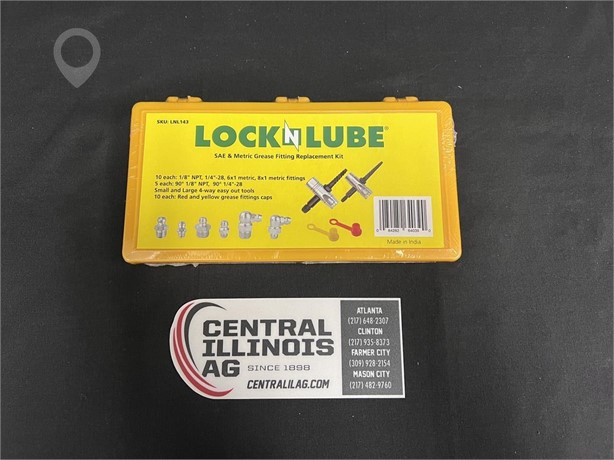 LOCK N LUBE SAE & METRIC GREASE FITTING REPLACEMENT KIT New Machining Tools Shop / Warehouse for sale