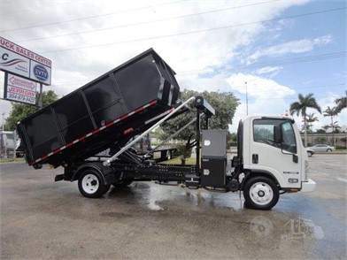 isuzu roll off dump truck for sale