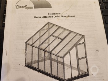 CLEARSPAN HOME ATTACHED CEDAR GREENHOUSE Used Lawn / Garden Personal Property / Household items auction results