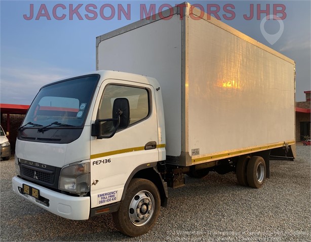 2012 MITSUBISHI FUSO CANTER FE7-136 Used Beavertail Vans for sale