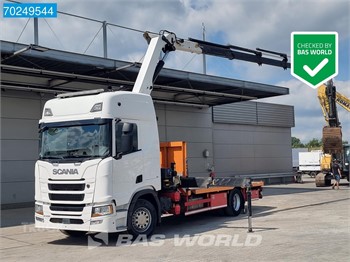 2016 SCANIA R450 Gebraucht Pritschen LKW ohne Bordwände zum verkauf