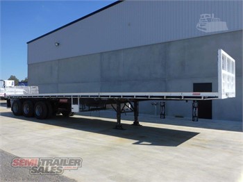 2007 BARKER 45FT 22 PALLET FLAT TOP - RENTAL Used Flatbed Trailers for hire