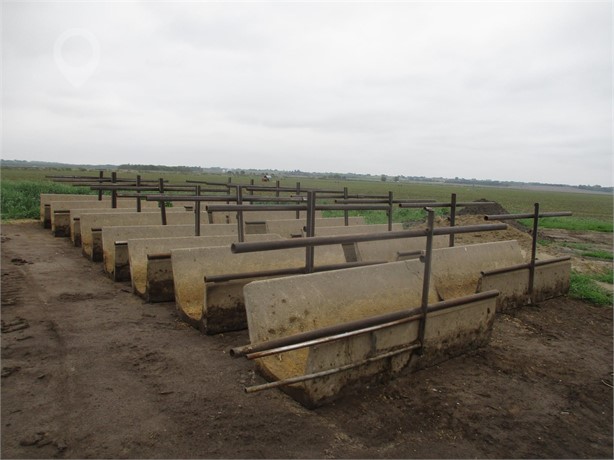 CEMENT FEED BUNKS SET OF 16 Used Livestock auction results