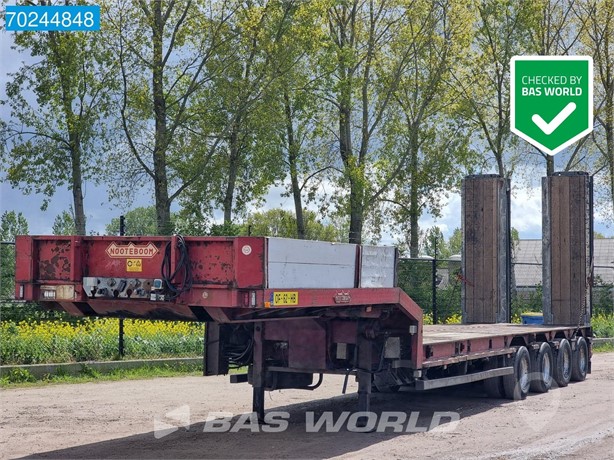 1997 NOOTEBOOM EXTENDABLE 4XLENKACHSE HYDRAULISCHE RAMPEN Used Low Loader Trailers for sale