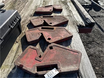 (6) RED TRACTOR WEIGHTS Used Other auction results