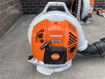 Electric Black & Decker blower/vac, vintage metal toolbox, Stihl Model: F5  75 weed whacker (runs), electric car buffer - AAA Auction and Realty