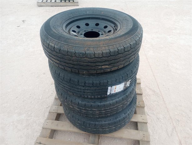 (4) UNUSED TRAILER WHEELS W/TIRES 235/80 R 16 Used Wheel Truck / Trailer Components auction results