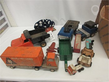 GROUP OF TOYS TRUCKS, WAGONS, AIR PLANE Used Die-cast / Other Toy Vehicles Toys / Hobbies upcoming auctions