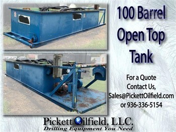 Used 100 BBL 16oz Double Wall Tank for Sale at RARE Oilfield Services