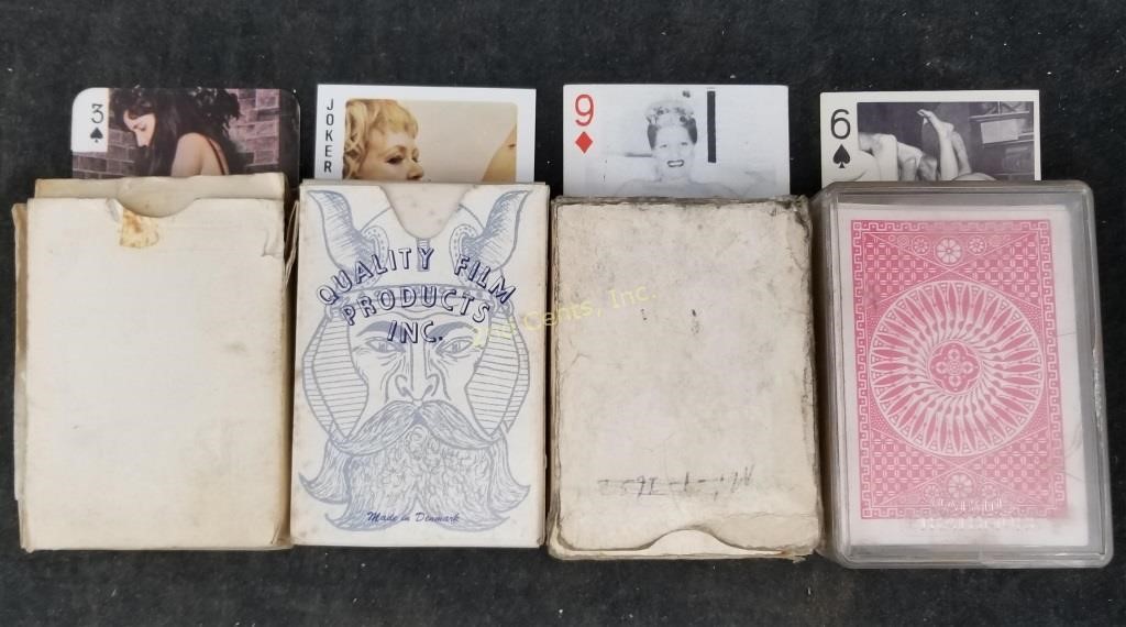 Vintage Nude Books - Lot Of Vintage Dirty Playing Cards Nude Sex Porn | 2nd Cents Inc