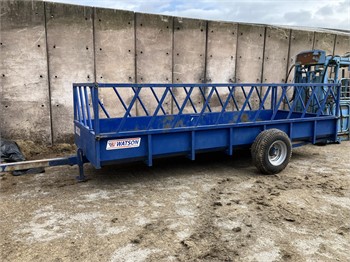 2022 WATSON 16FT CATTLE FEED TRAILER Used Livestock Trailers for sale