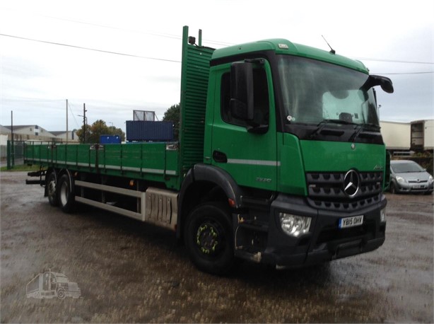 2015 MERCEDES-BENZ AROCS 2530 Used Dropside Flatbed Trucks for sale