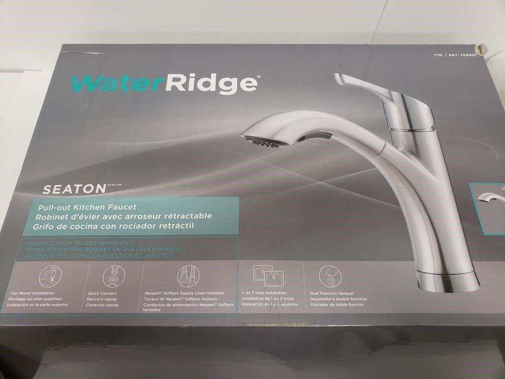 Water Ridge Kitchen Faucet Appears New Toodle Loo Auctions