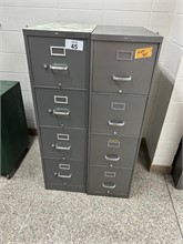 2-FILE CABINETS Used Cabinets Furniture upcoming auctions