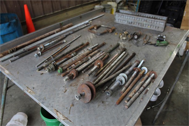 CUSTOM MADE THREADED & SMOOTH WIRE, BRASS WASHERS, RATCHET STR Used Other Tools Tools/Hand held items auction results