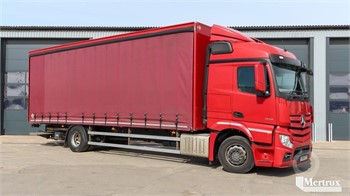 2019 MERCEDES-BENZ ACTROS 1824 Used Curtain Side Trucks for sale