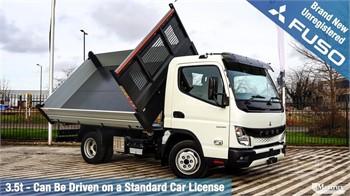 1900 MITSUBISHI FUSO CANTER 3S15 Used Dropside Flatbed Vans for sale