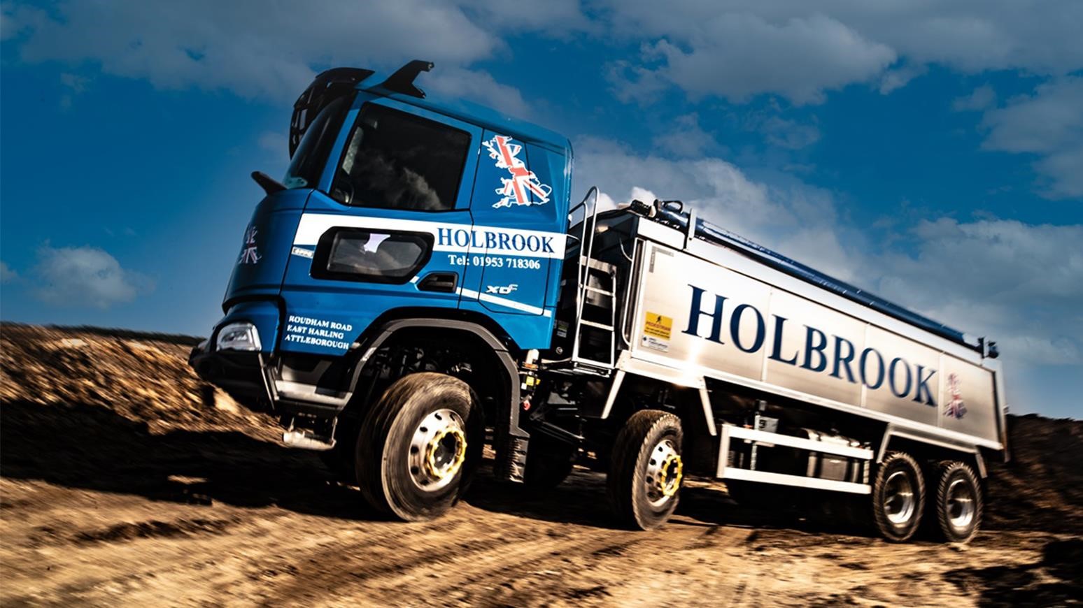 Aggregate Supplier Rory J. Holbrook Buys 12 New Daf XDC Tippers