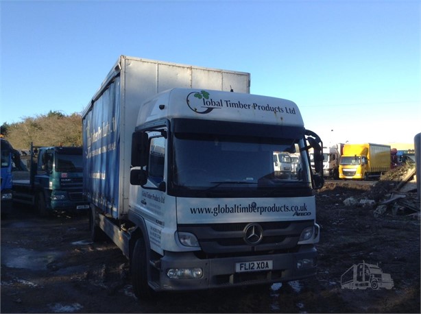 2012 MERCEDES-BENZ ATEGO 1318 Used Curtain Side Trucks for sale