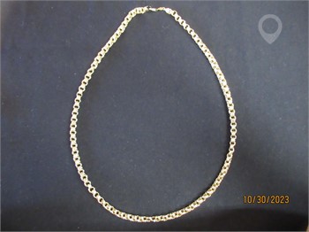 10K YELLOW GOLD HOLLOW ROLO CHAIN Used Necklaces / Pendants Fine Jewellery auction results