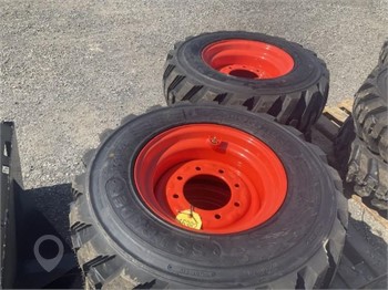 NEW SET (4) 12-16.5 SKID STEER TIRES ON BOBCAT RIM Used Other upcoming auctions