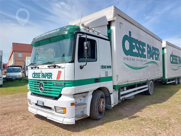 2002 MERCEDES-BENZ ACTROS 1831 Used Curtain Side Trucks for sale