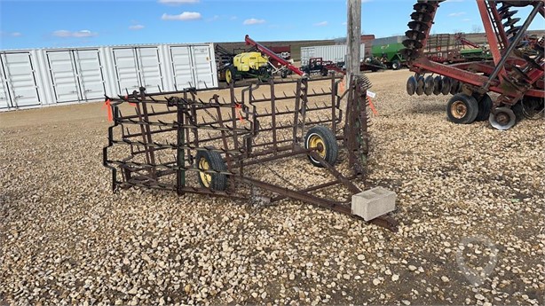4 SECTION HARROW ON CART Used Other auction results