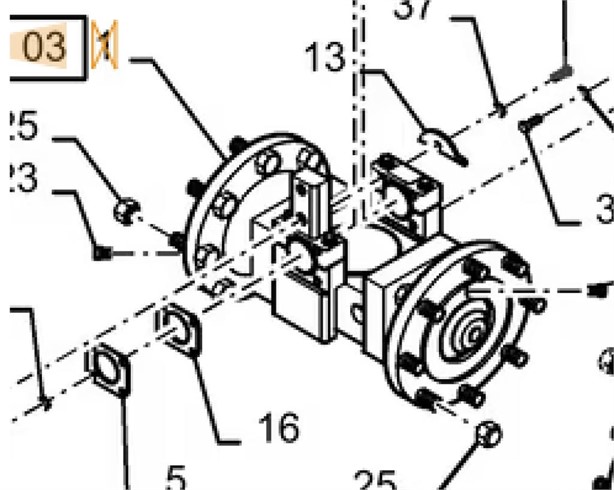 CASE 47781629 New Axle for sale