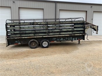 HOMEMADE 20' X 6' TANDEM AXLE GOOSENECK STOCK TRAI Used Other upcoming auctions