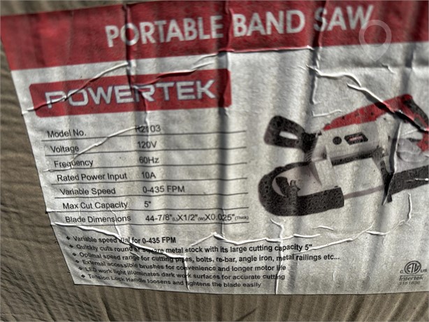 POWERTEK R2103 New Power Tools Tools/Hand held items auction results