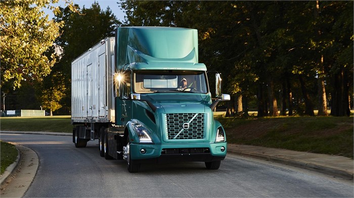 Volvo Trucks unveils first electric truck for use in New River Valley