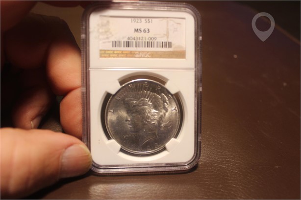 1923 PEACE SILVER DOLLAR NGC MS 63 Used Dollars U.S. Coins Coins / Currency auction results