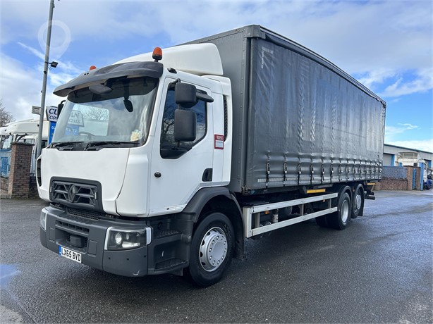 2015 RENAULT D26 Used Curtain Side Trucks for sale