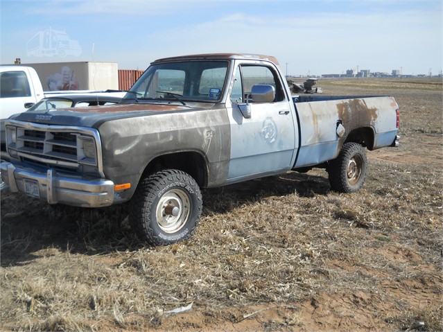 1987 dodge ram 1500 for sale in dalhart texas truckpaper com 1987 dodge ram 1500