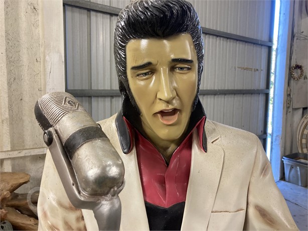 ELVIS STATUE 6 FT Used Sculptures / Statues Art auction results