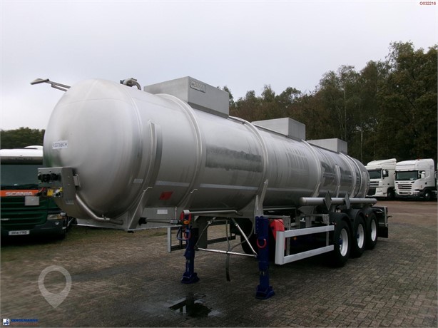 2009 PARCISA CHEMICAL TANK INOX L4BH 21.2 M3 / 1 COMP + PUMP / Used Chemical Tanker Trailers for sale