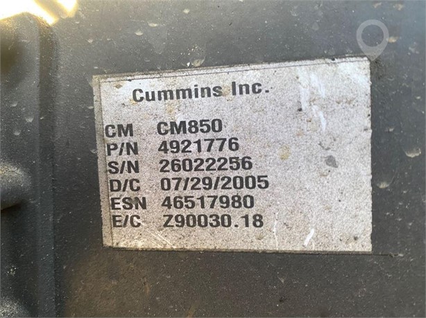 2006 CUMMINS ISB Used ECM Truck / Trailer Components for sale