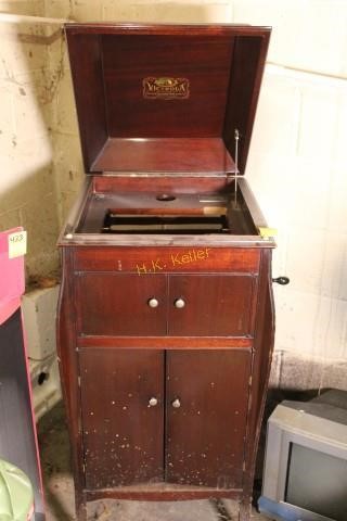 Vintage Victrola Cabinet H K Keller