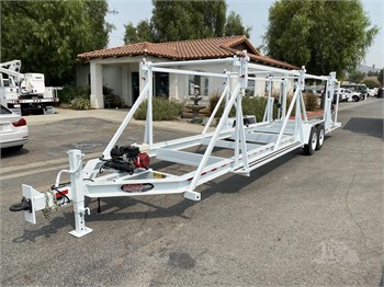 Self-Loading Cable Reel Trailer Cable Drum Trailers - China Reel Carrier Trailer,  Cable Drum Trolley