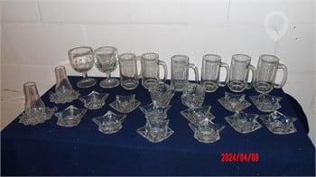 CLEAR GLASS GROUPING Used Other Personal Property Personal Property / Household items for sale
