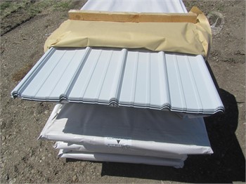 2024 KUSH MFG PREMIUM PLUS WHITE REV STEEL ROOFING / SIDING New Roofing Building Supplies upcoming auctions