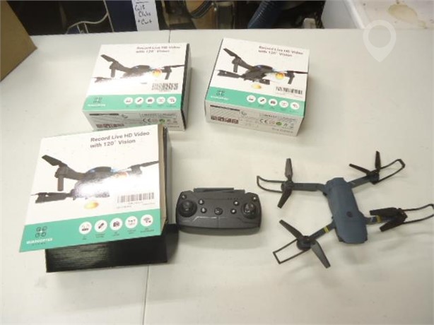 (3) QUADCOPTER DRONES Used Sporting Goods / Outdoor Recreation Personal Property / Household items auction results