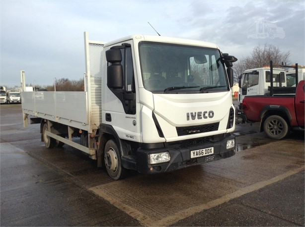 2016 IVECO EUROCARGO 75-160 Used Dropside Flatbed Trucks for sale