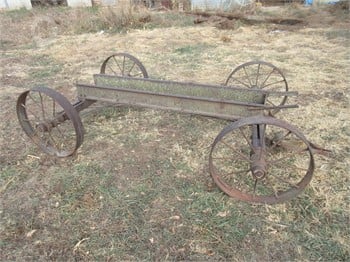 STEEL WHEEL RUNNING GEAR STEEL FRAME Used Horse Drawn Equipment auction results