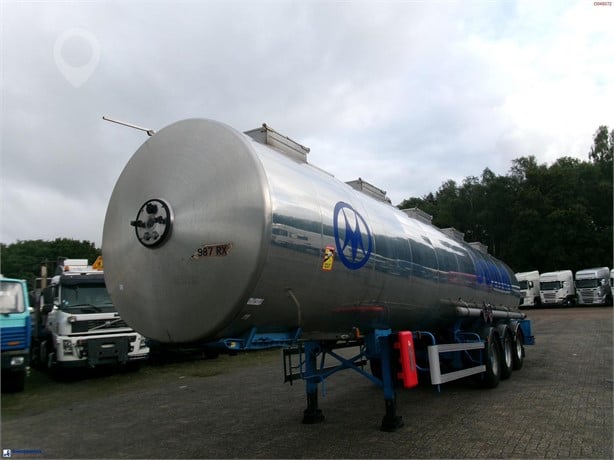1995 G.MAGYAR CHEMICAL TANK INOX 32.5 M3 / 1 COMP Used Chemical Tanker Trailers for sale