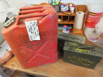 MILITARY GAS CANS ASSORTED Used Other Military Artifacts upcoming auctions