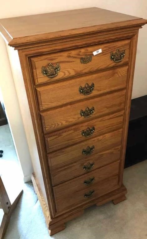 Tall Oak Dresser With 6 Drawers Excellent Generations Real