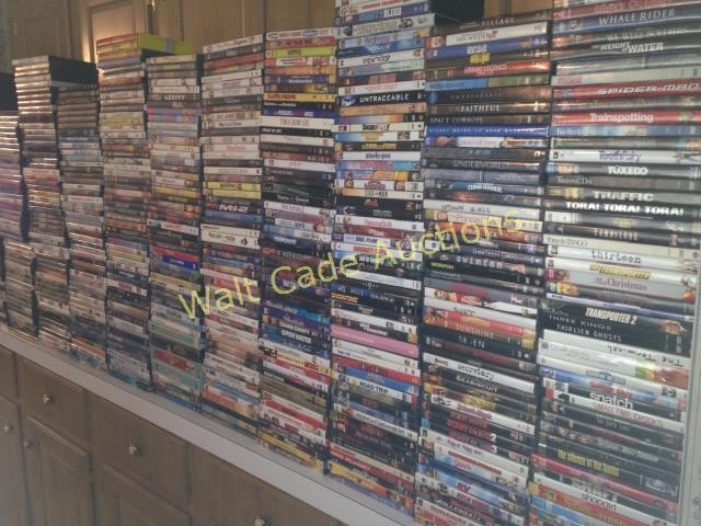 Huge Dvd Movie Collection Over 650 Walt Cade Auctions